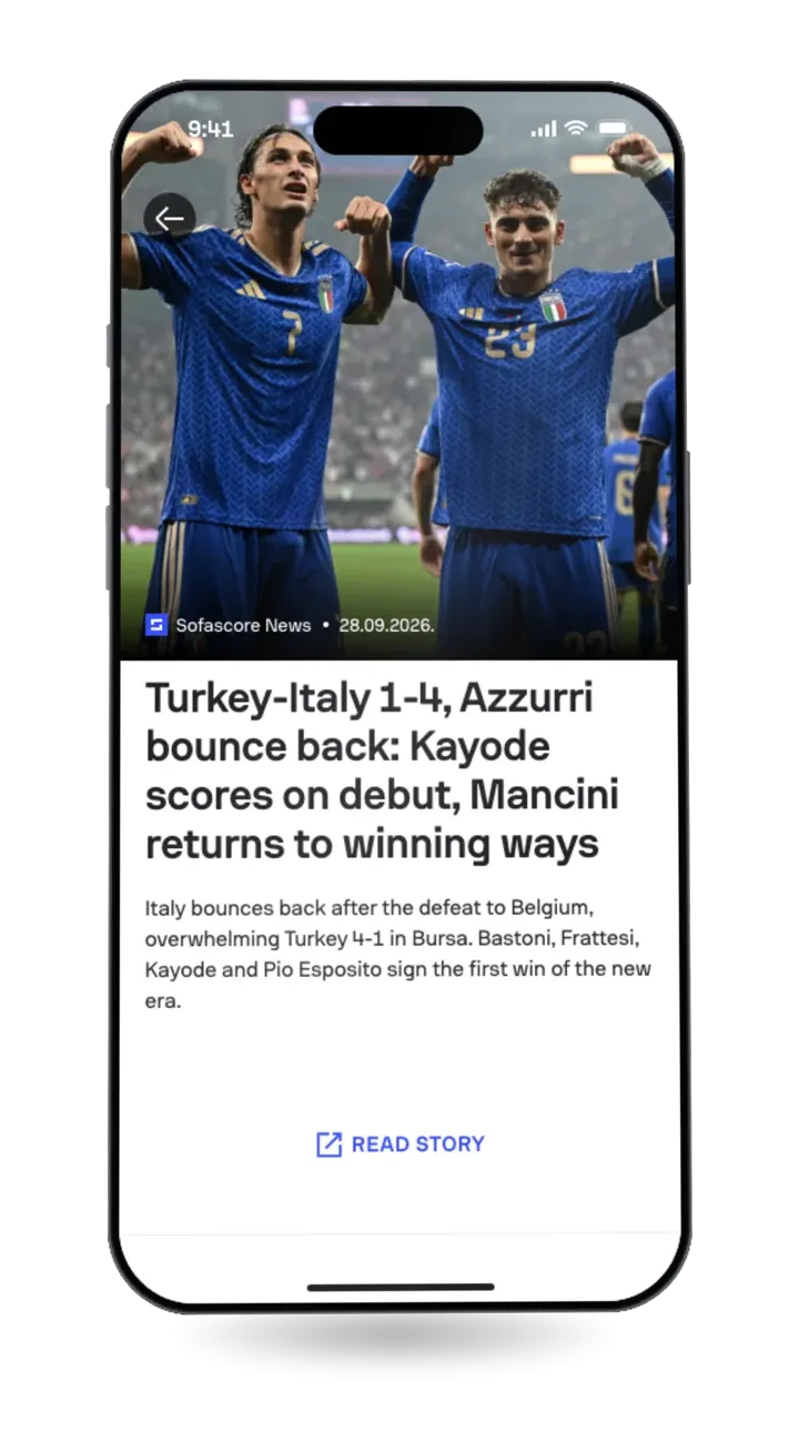 Feed in use: discovery, Spotlight, reading a story and top news.
